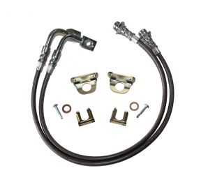 JK 0-4" SS Brake Line Set FRONT, HK #198